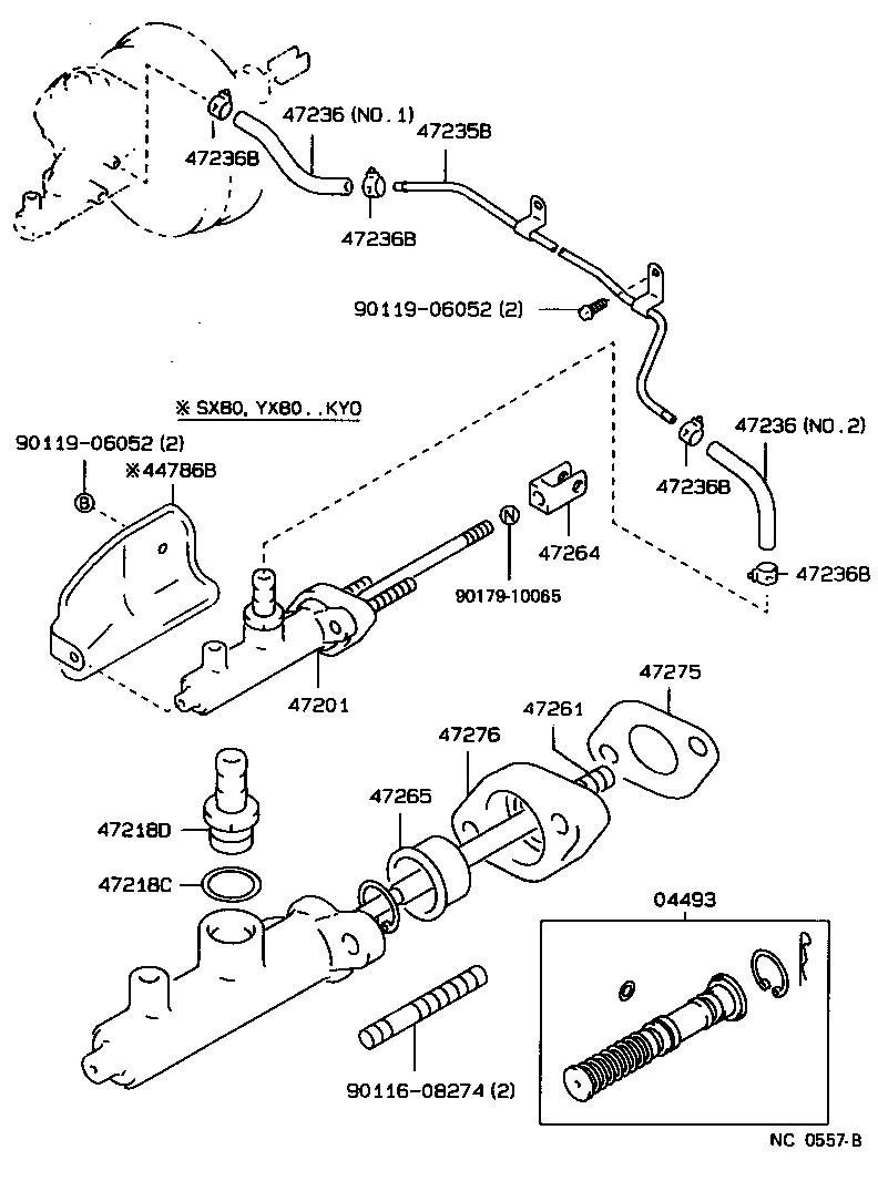 47202-22280 RESERVOIR SUB-ASSY, BRAKE MASTER CYLINDER product image