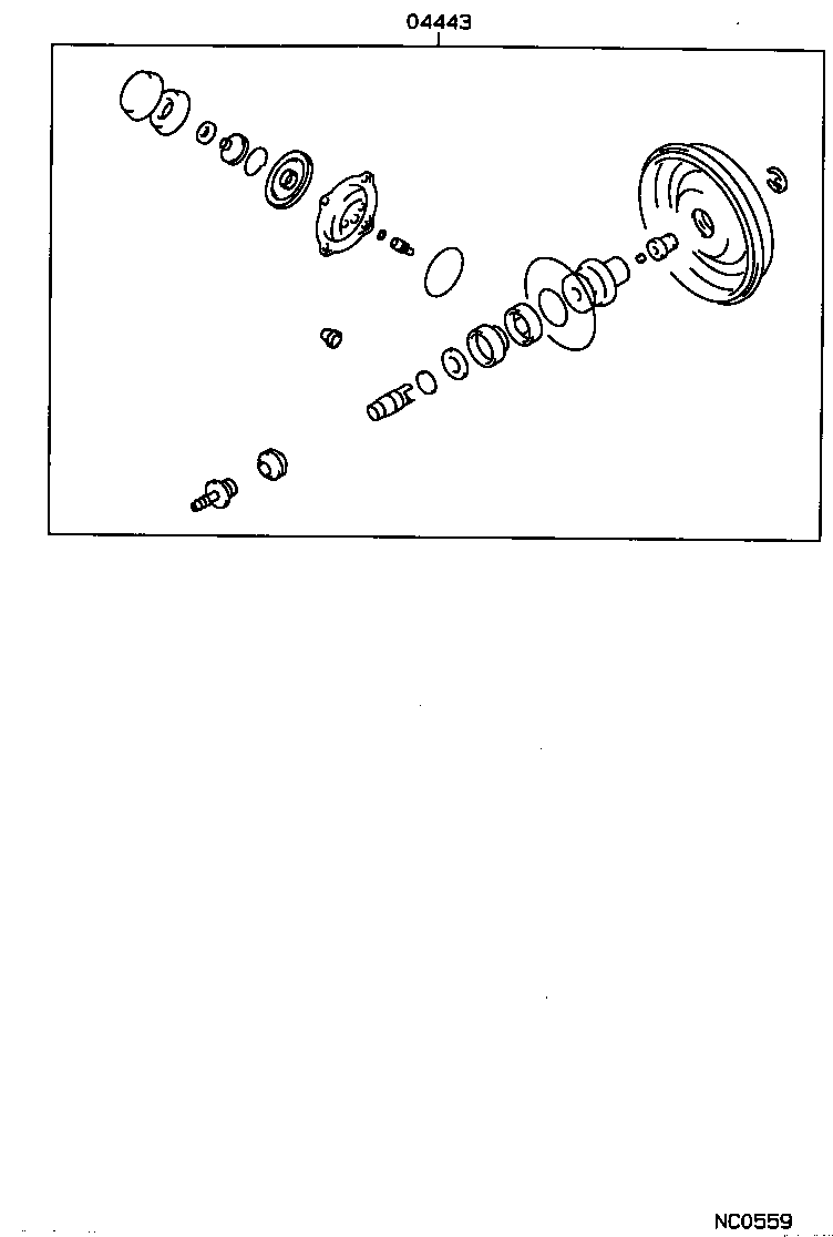 04443-22590 BOOSTER KIT, BRAKE product image