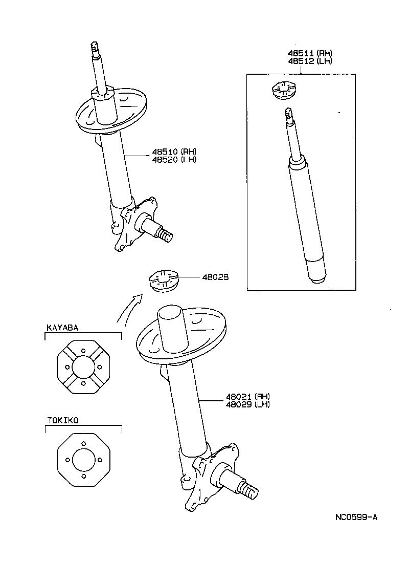 48131-2A480 SPRING, FRONT COIL, RH product image