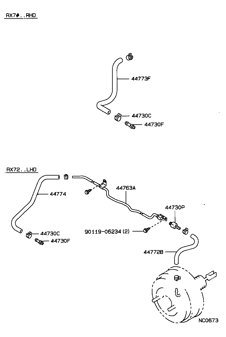 04443-22690 BOOSTER KIT, BRAKE product image