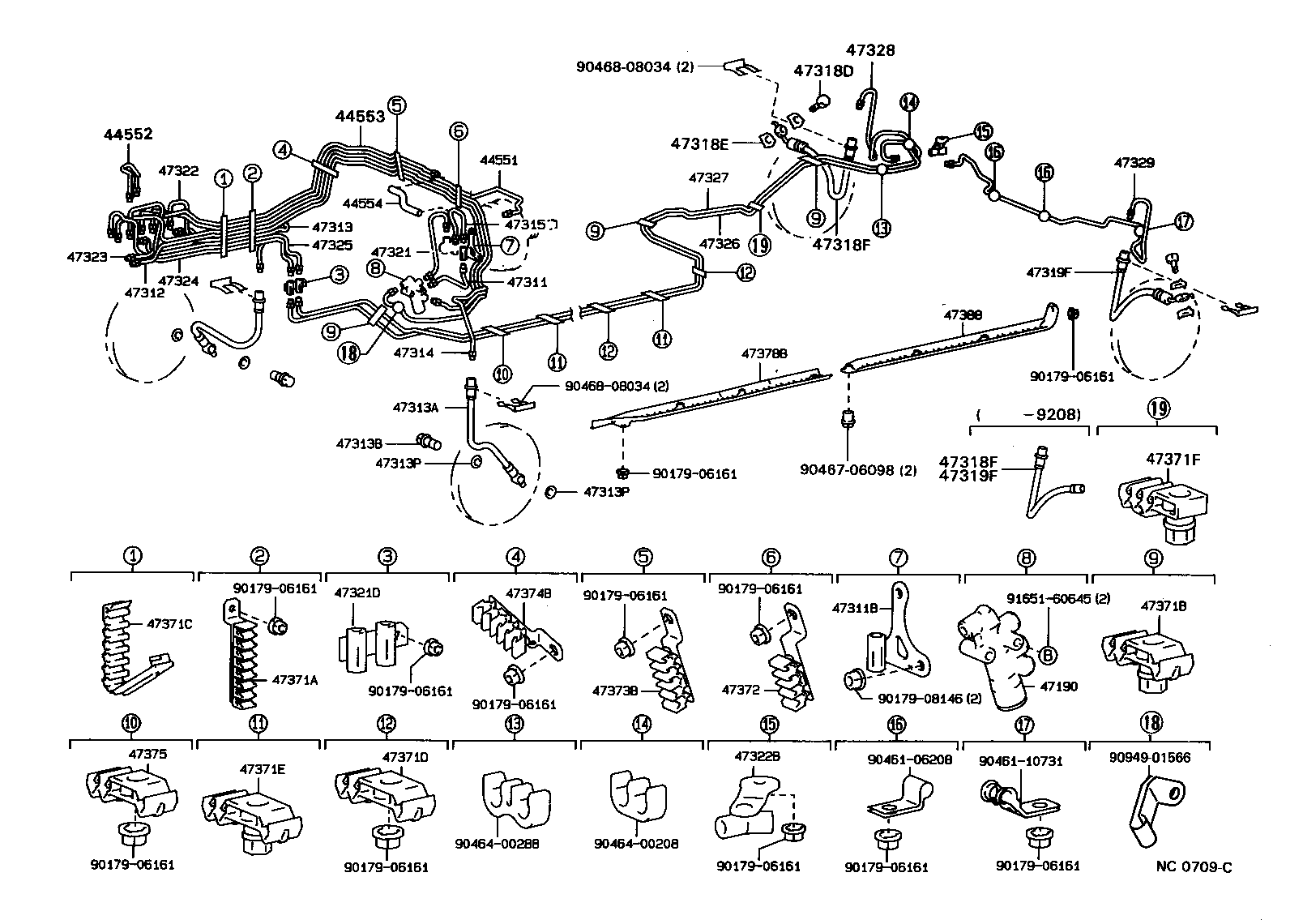44510-50010 ACTUATOR ASSY, BRAKE product image