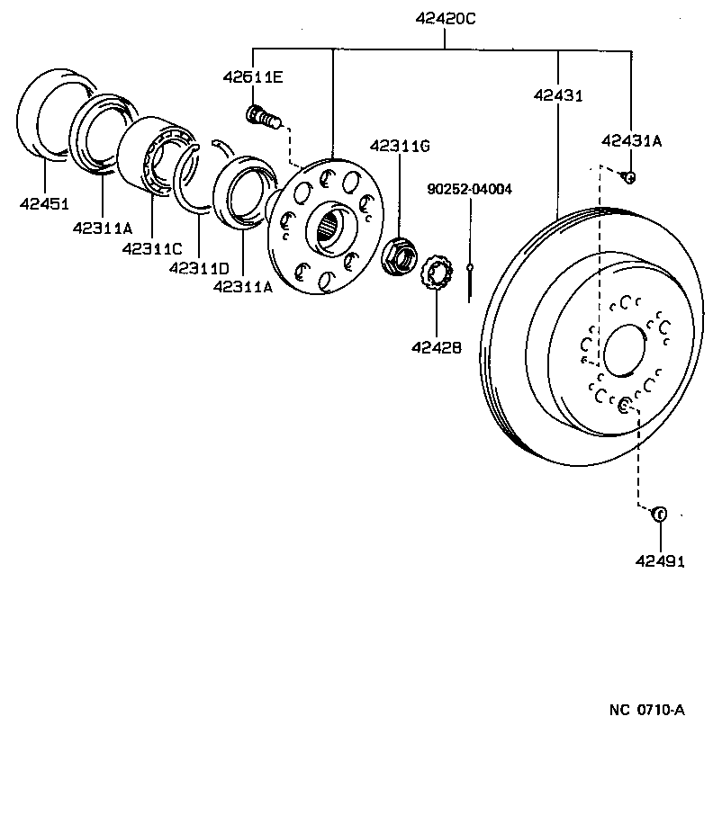 42330-50020 SHAFT ASSY, REAR DRIVE, RH product image