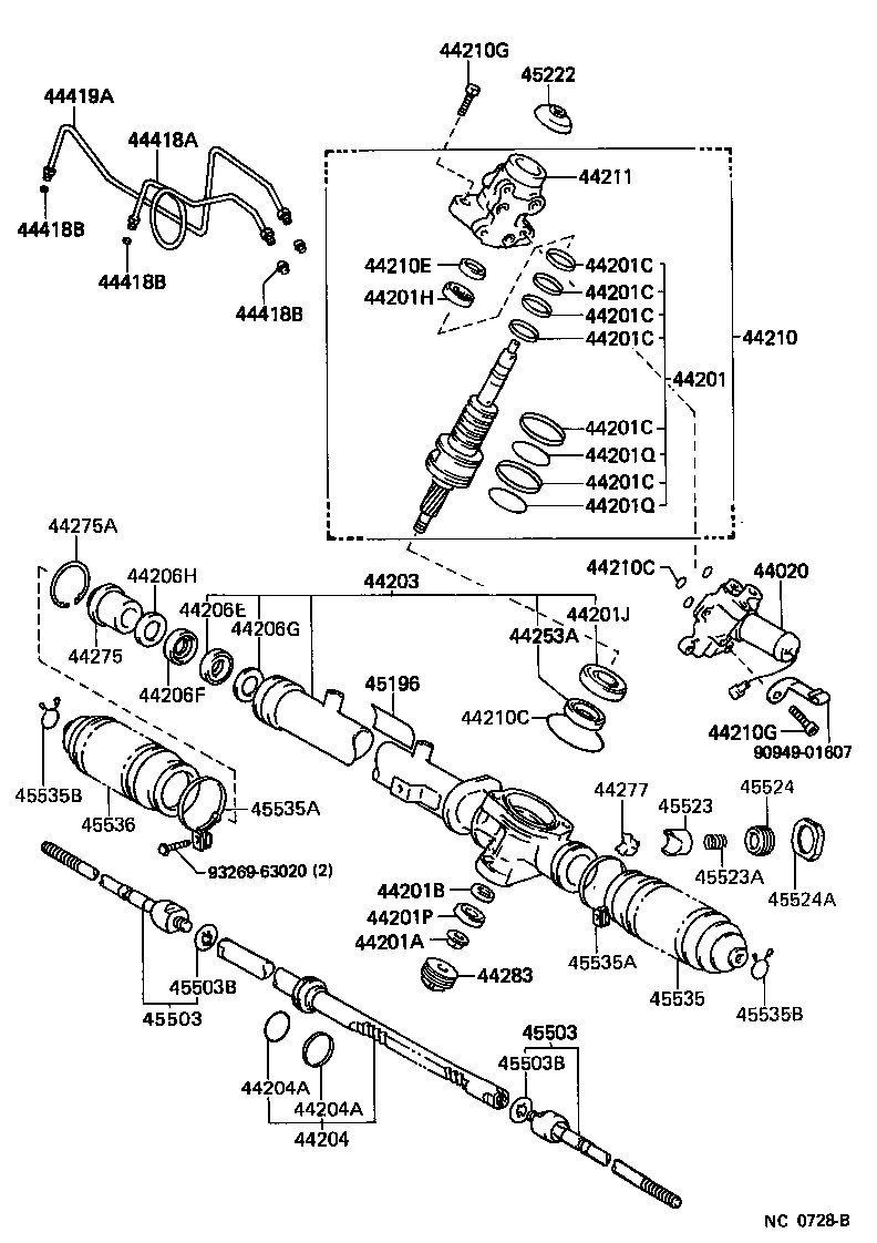 44210-32040 VALVE ASSY, POWER STEERING CONTROL product image