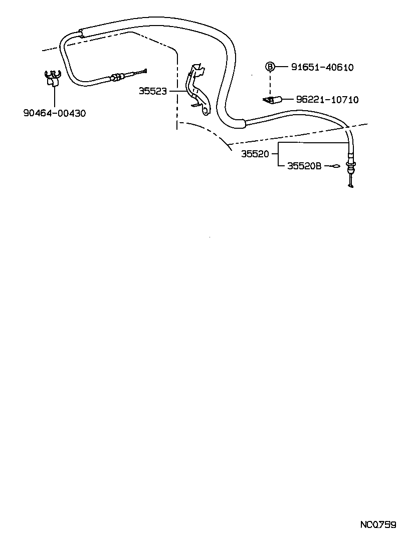 35557-26040 PAWL, PARKING LOCK product image