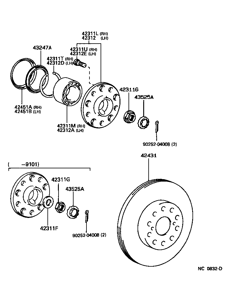 04437-17040 BOOT KIT, REAR DRIVE SHAFT product image