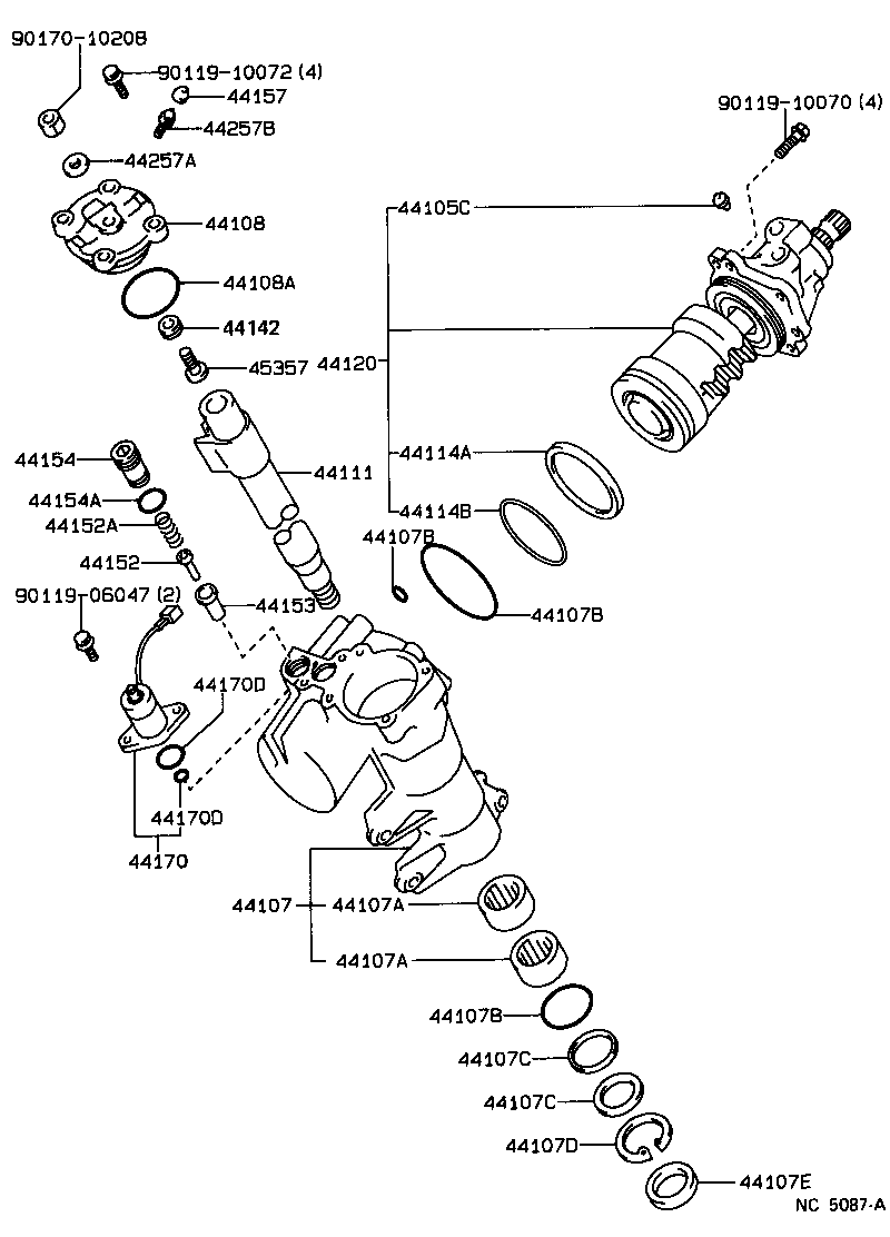 44111-30070 SHAFT, CROSS product image