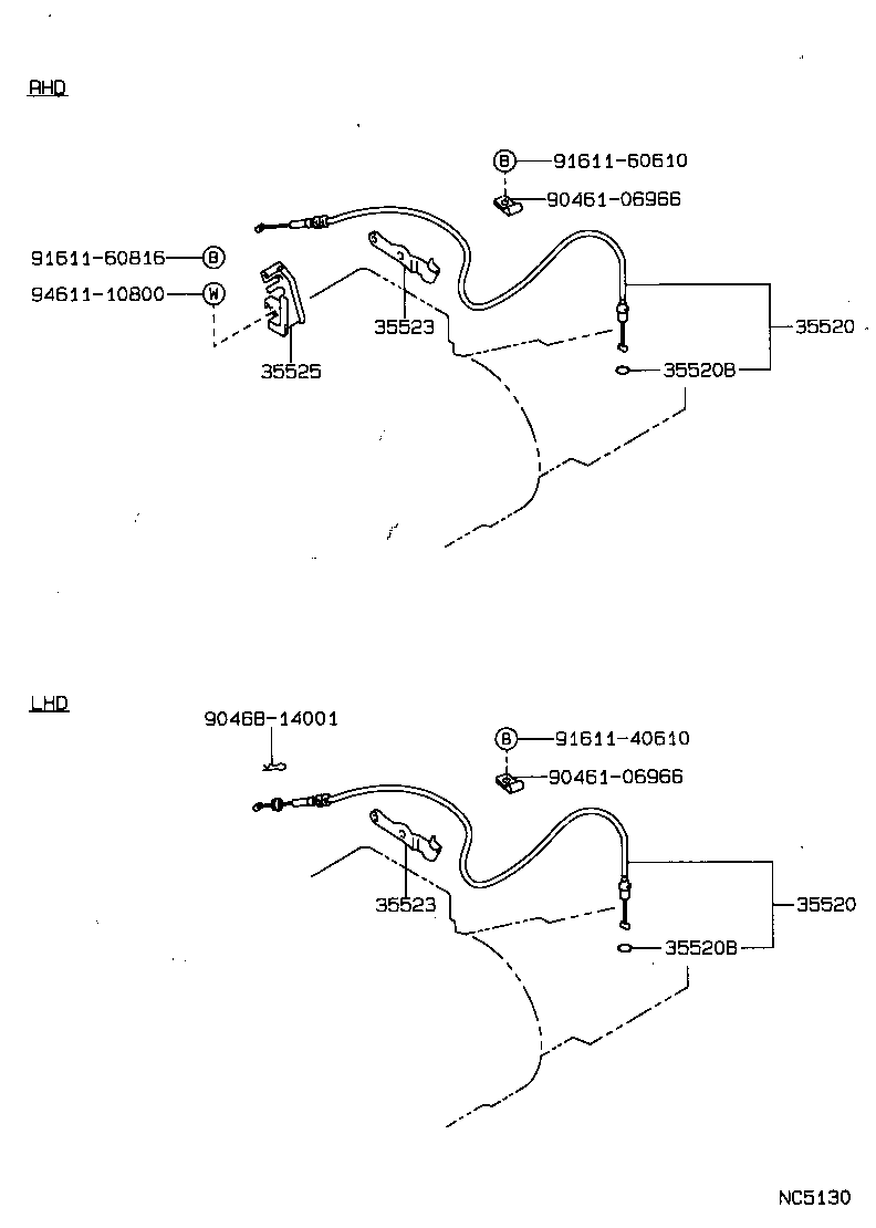 35505-22050 LEVER SUB-ASSY, MANUAL VALVE product image