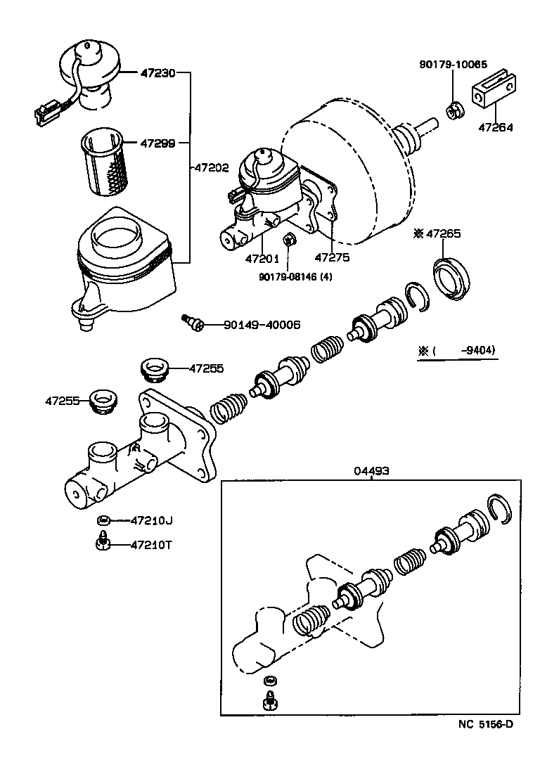 47202-34010 RESERVOIR SUB-ASSY, BRAKE MASTER CYLINDER product image