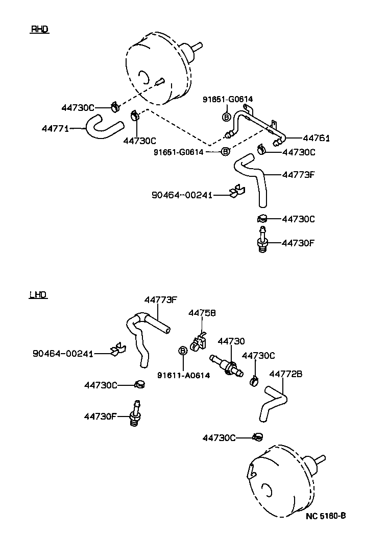 04443-35720 BOOSTER KIT, BRAKE product image