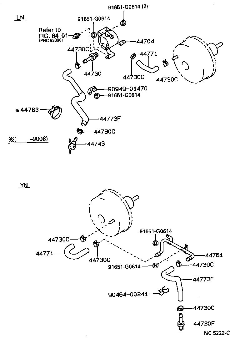 04443-35930 BOOSTER KIT, BRAKE product image