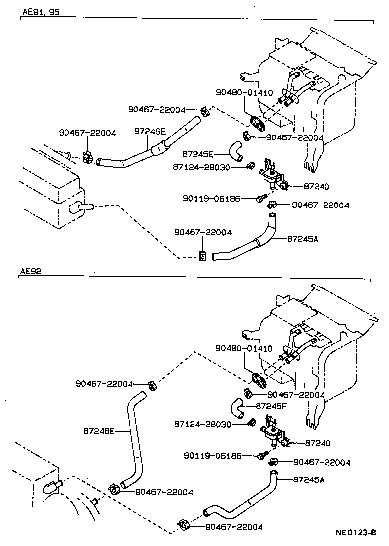 87209-13010 HOSE SUB-ASSY, WATER product image