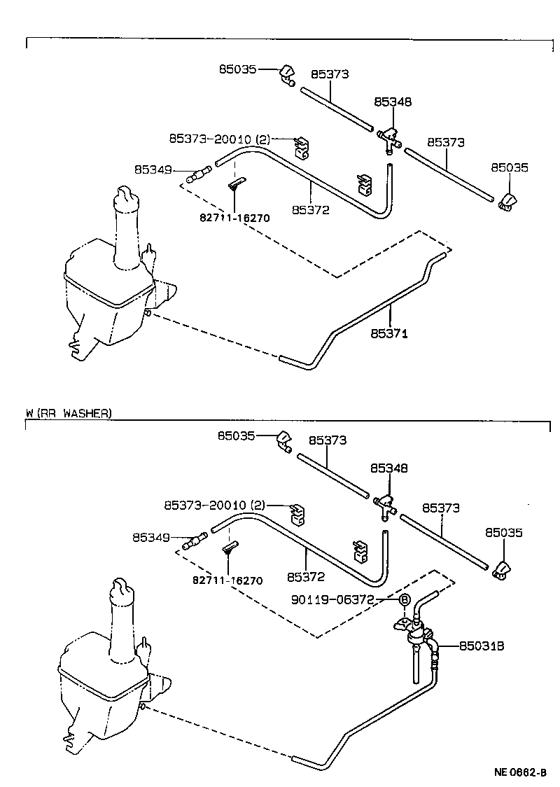 85331-20631 JAR ASSY, WINDSHIELD WASHER product image