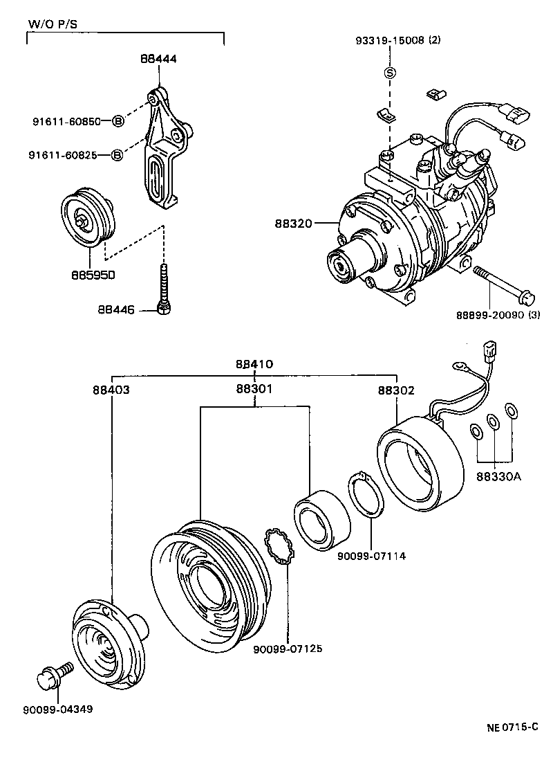 88320-20831 COMPRESSOR ASSY, COOLER product image