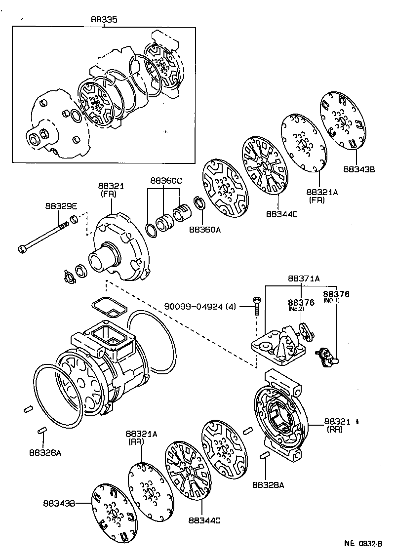 88320-12850 COMPRESSOR ASSY, COOLER product image