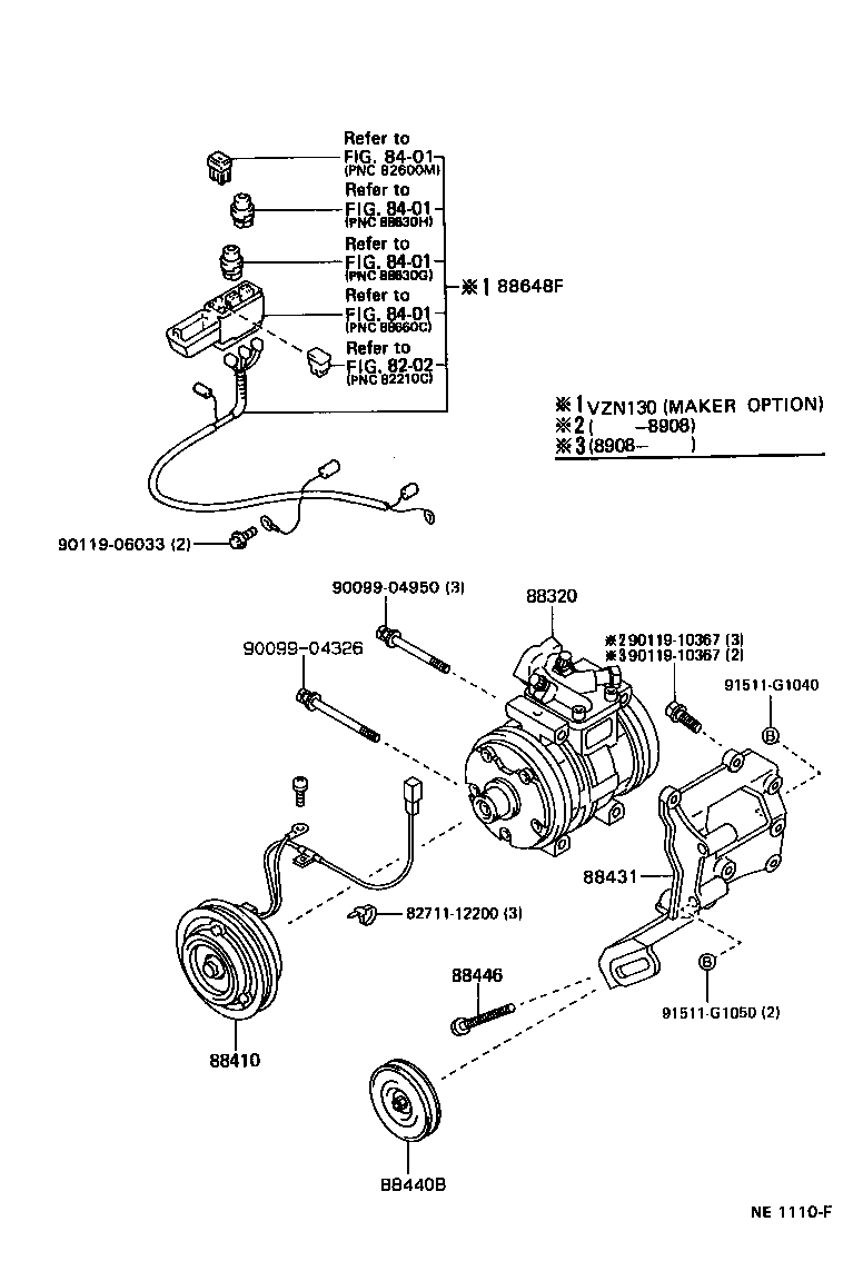 88320-35340 COMPRESSOR ASSY, COOLER product image