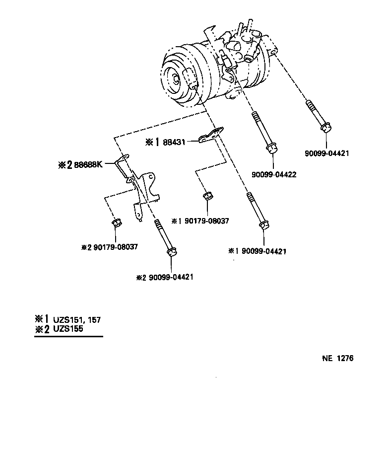 88320-30700 COMPRESSOR ASSY, COOLER product image