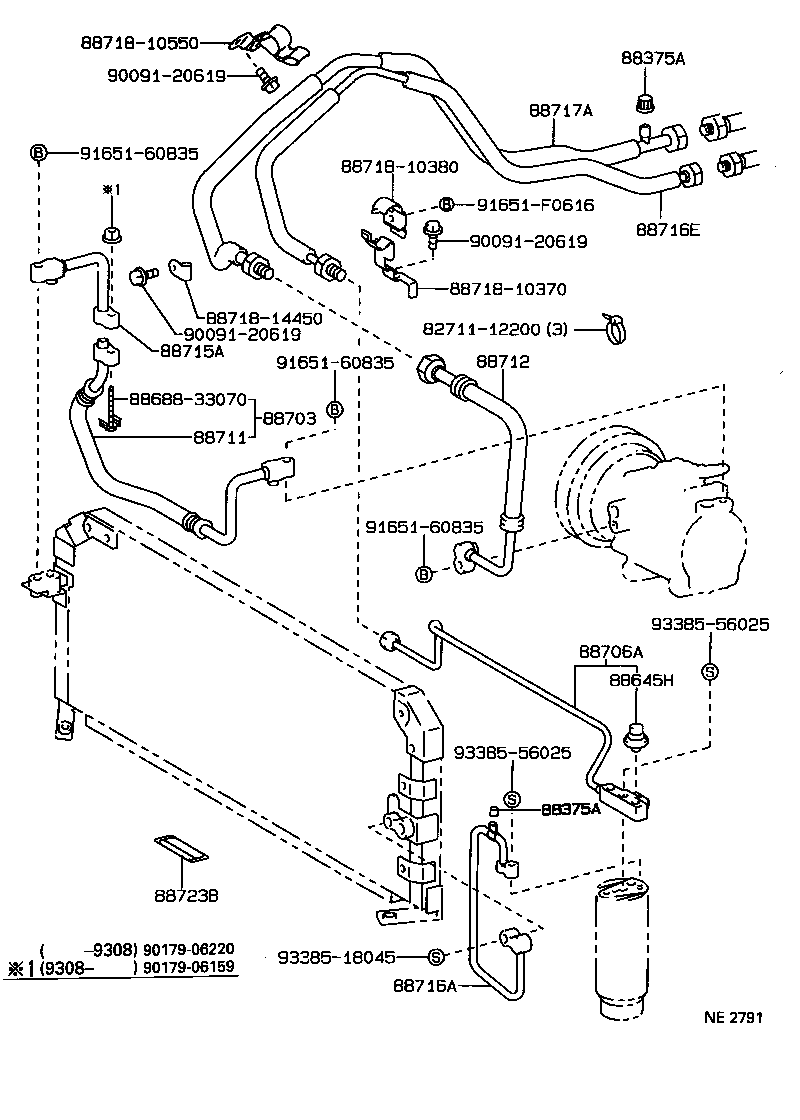 88550-12150 MOTOR ASSY, BLOWER (FOR CONDENSER) product image